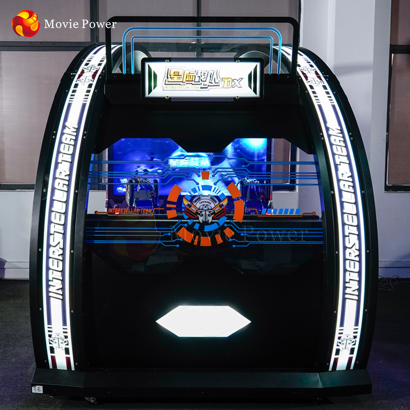 Newest 2D/3D arcade cabinet gun shooting arcade game Interstellar game shooting simulator ar shooting game machine