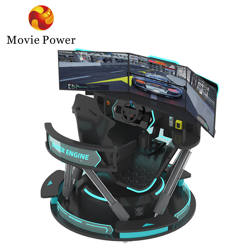 Indoor Playground Racing Car Games VR Equipment Driving Simulator Price Vr Car Driving Simulator On Sale