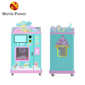 Hot Selling Ice Cream Making  Machine Frozen Yogurt Machine  Automatic Vending Machine For Sale