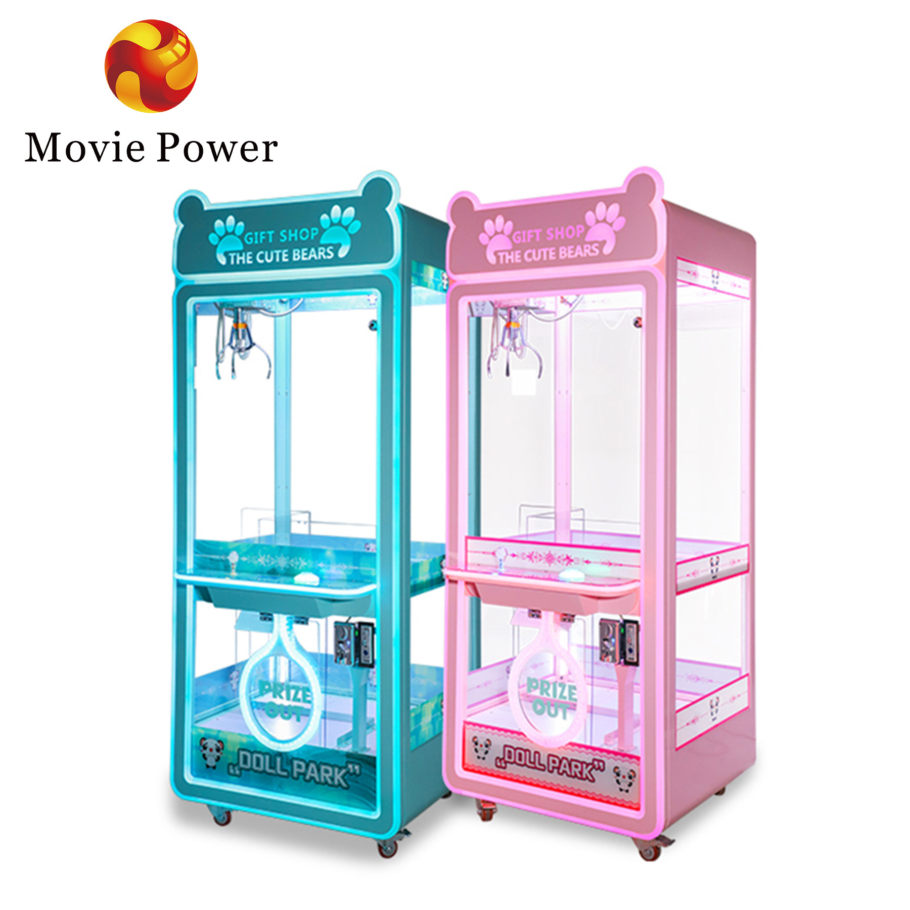 Cheap Arcade Prize Stacker Vending Game Plush Toy Doll Grabber Mini Claw Crane Machine