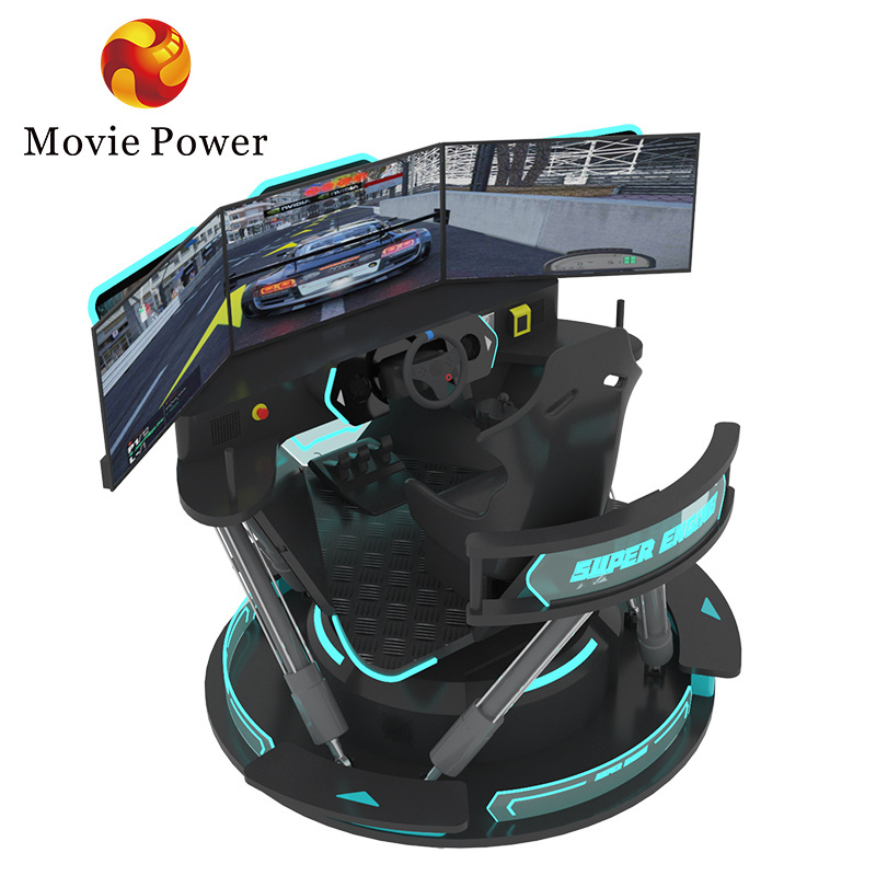 New Arrival Low Price 3D Car Driving Simulator Arcade Game Machine 6Dof Motion Car simulator