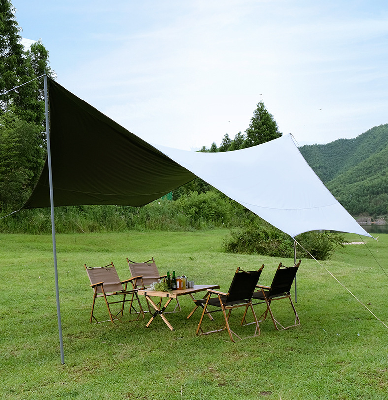 Large Fly Tent Velarium Waterproof Ultralight Sunshade Awning Tent Shelter Hammock Camping Tarp