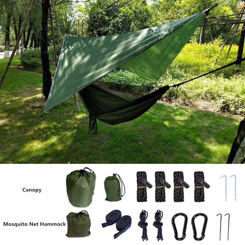 Custom Outdoor Lightweight Waterproof Sleeping Hammock Tent with Mosquito Net