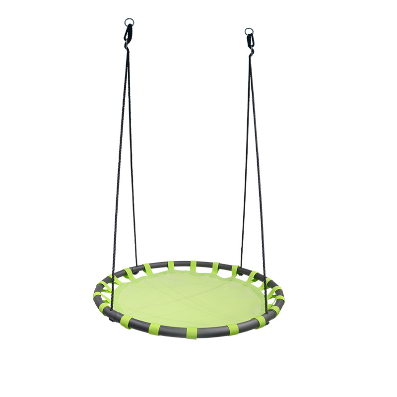 2023 Fully Assemble Saucer Spinning Outdoor Tree Round Rope Spider Web Swing