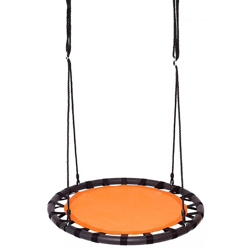 2023 Fully Assemble Saucer Spinning Outdoor Tree Round Rope Spider Web Swing