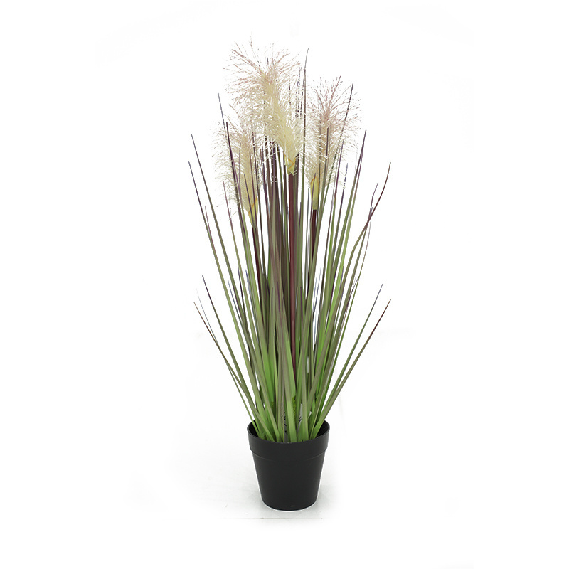 2023 long stem High simulation artificial plant reed Potted plants plastic dog tail grass Onion Grass wedding scene home decor