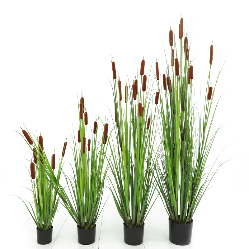 Greenery Dog's Tail Onion Wheat Grass Shrubs Fake Plastic Bushes Flowers Outdoor Home Garden Decor Artificial Potted Onion Grass