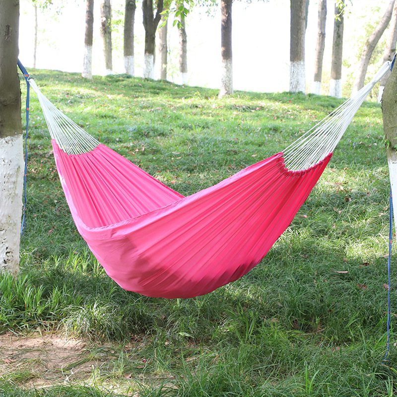 CR Vacation Outdoor Camping Hammock Quilted Fabric Hammock Leisure Indoor Furniture Hammock