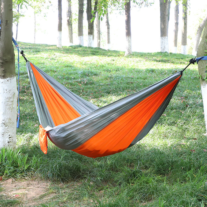 CR Easy Carry Outdoor Camping Hammock Double Quilted Hammock Leisure Indoor Furniture Hammock