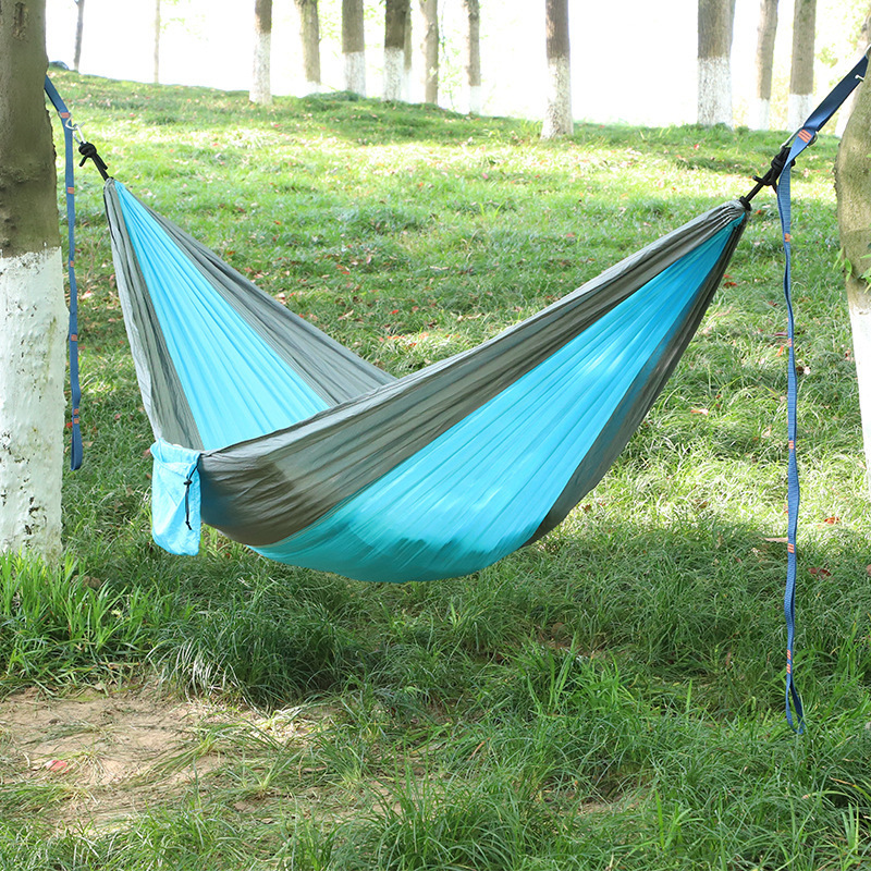 CR Easy Carry Outdoor Camping Hammock Double Quilted Hammock Leisure Indoor Furniture Hammock