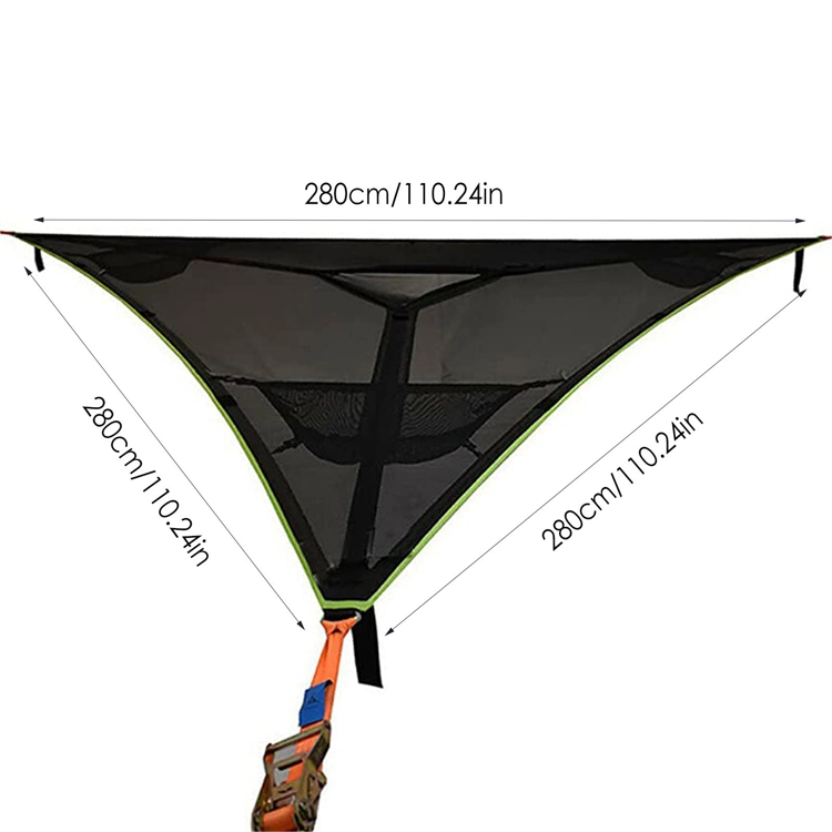 Outdoor Triangle Hammock Anti-rollover Park Camping Equipment Ultra-light Field Hammock