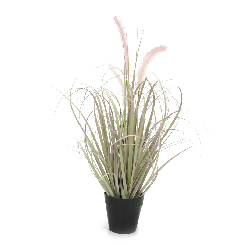 Factory Wholesale Flame Faux Plant Bonsai Plant Artificial Reed Artificial Onion Grass For Home Decoration