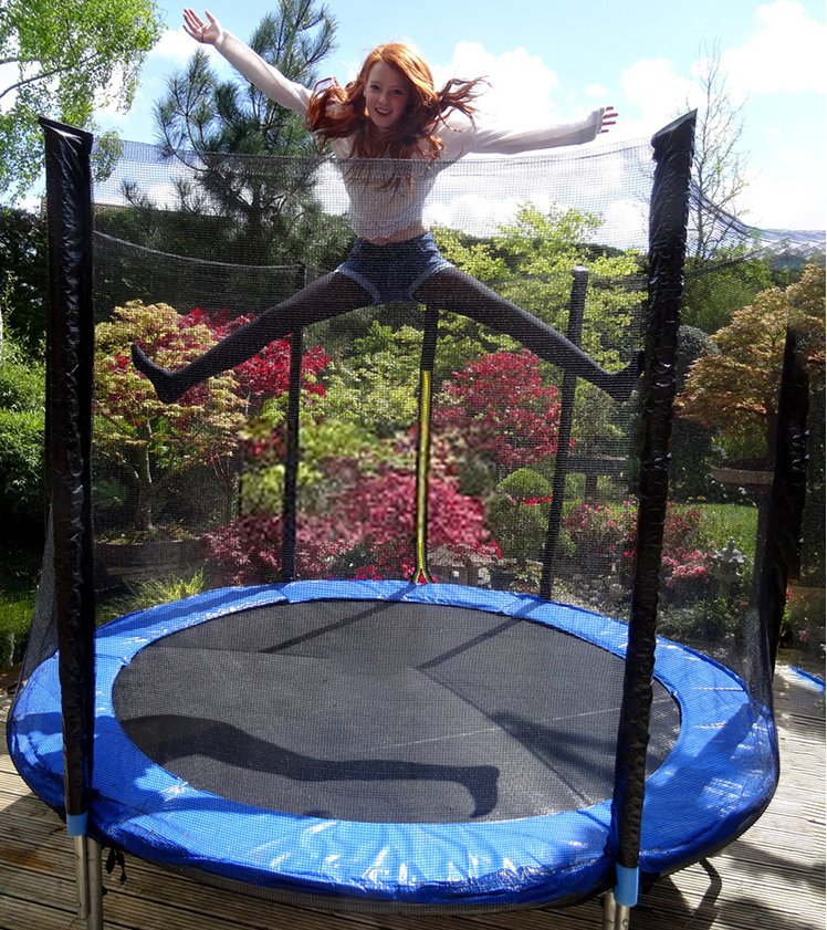 New Design High Quality Black Trampoline Replacement Jumping Mat Trampoline Indoor Outdoor Used For Sale