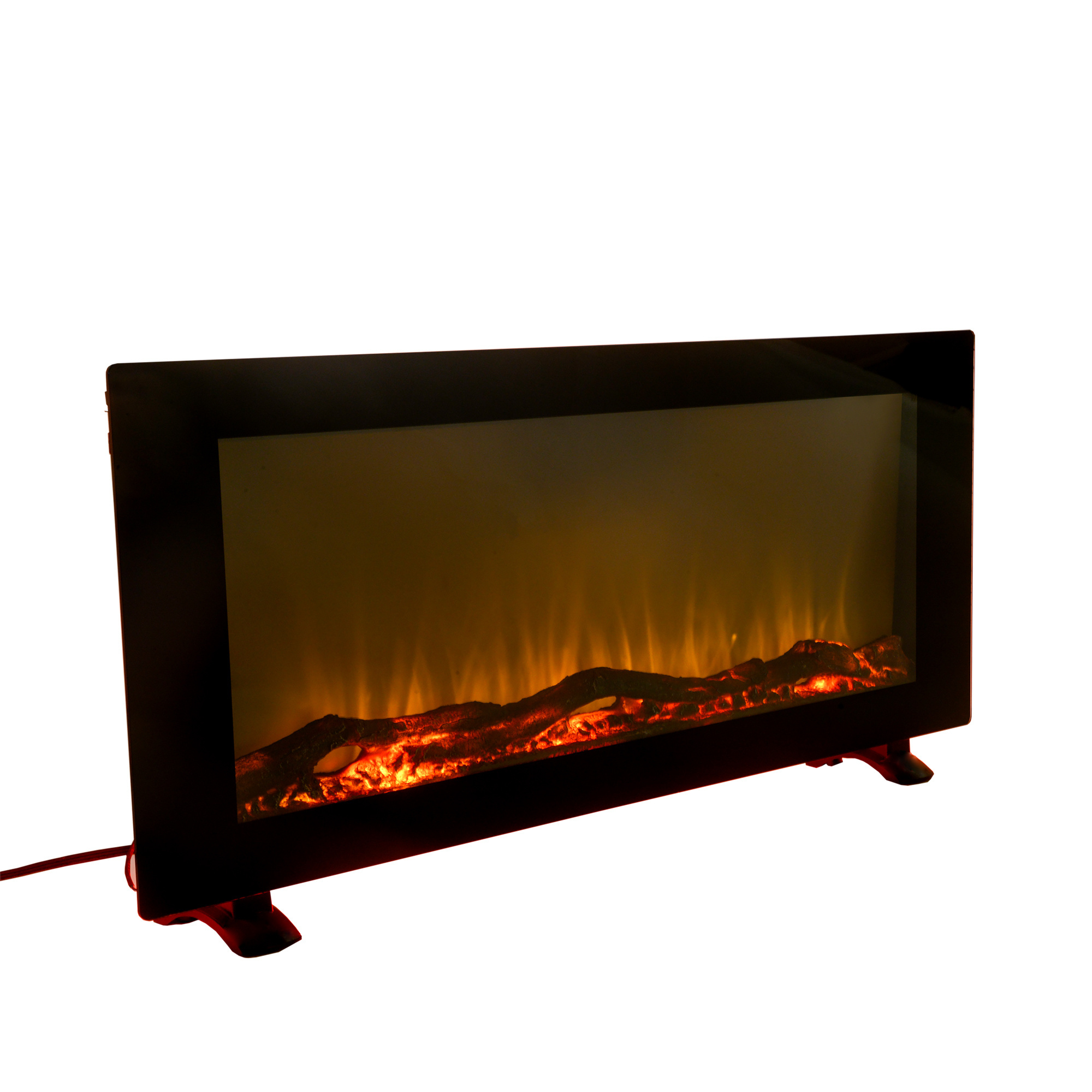 Super Large decor flame Wall mounted recessed modern electric fireplace for sale