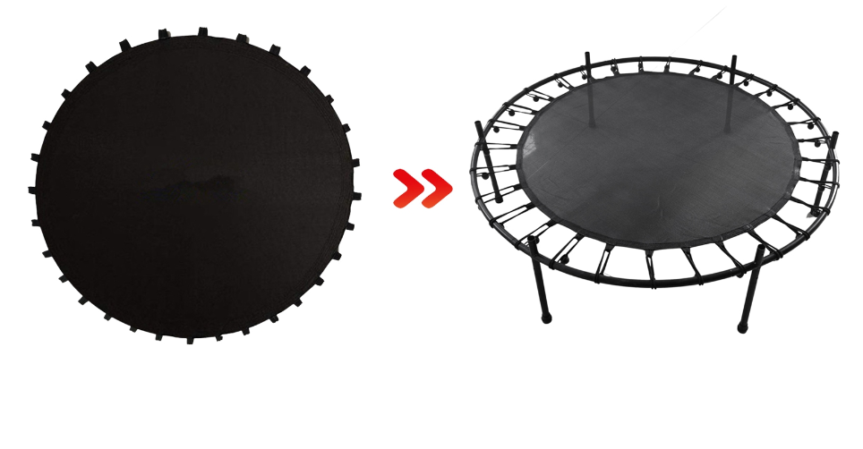 New Design High Quality Black Trampoline Replacement Jumping Mat Trampoline Indoor Outdoor Used For Sale