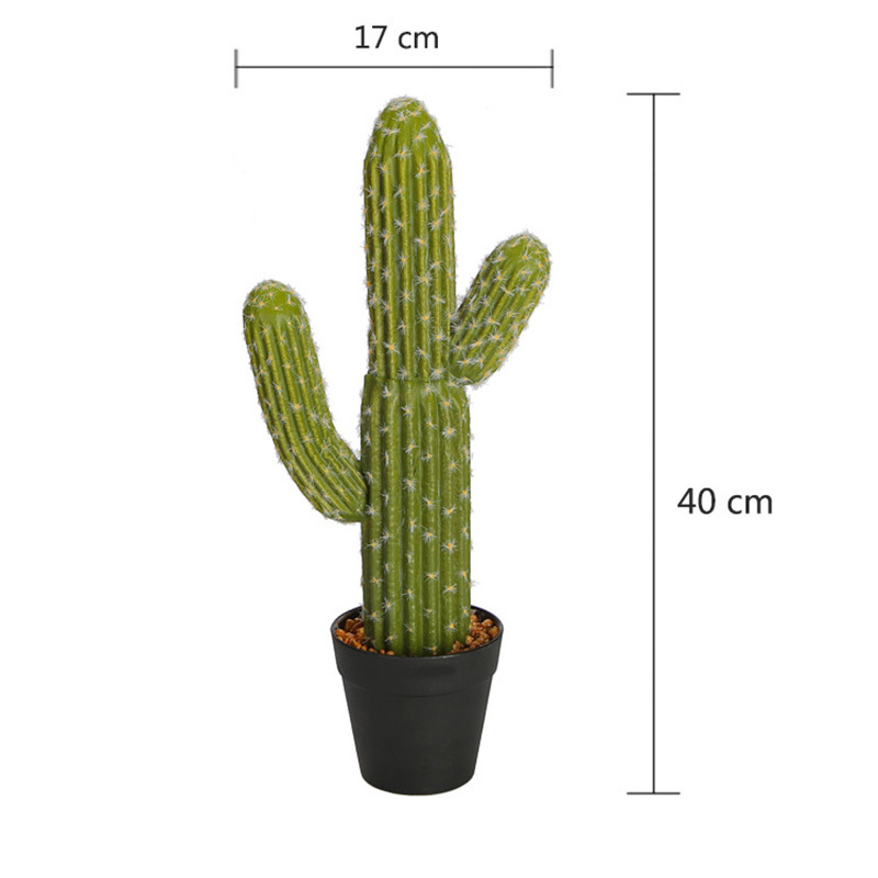 Simulation Cactus Bonsai Cactus Tropical Desert Green Plant Indoor Outdoor Decoration