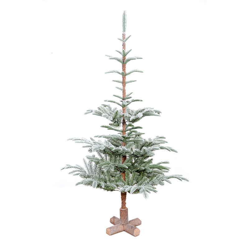 Premium Snow Hot Selling Artificial Christmas PE PVC White Snow Flocked Holiday Christmas Tree For Holiday