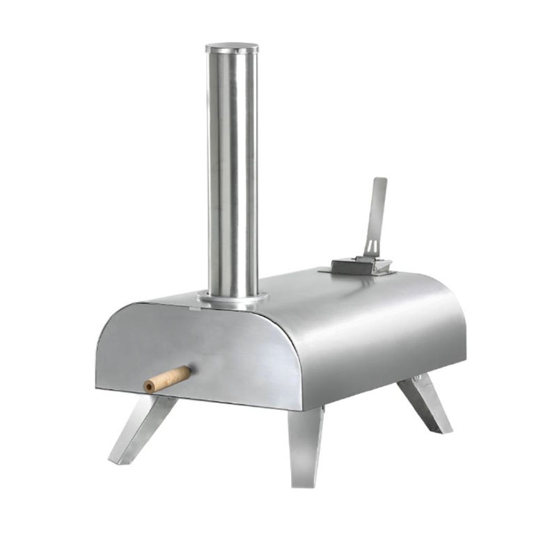 CR Outdoor Portable Mini High Quality Pellet Wood Fired Pizza Ovens In Stainless Steel Material