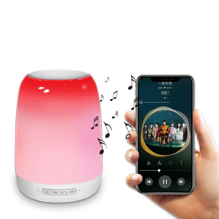 New Style Chargeable Wireless Speaker Lights Smart Wireless Speaker With Led Light