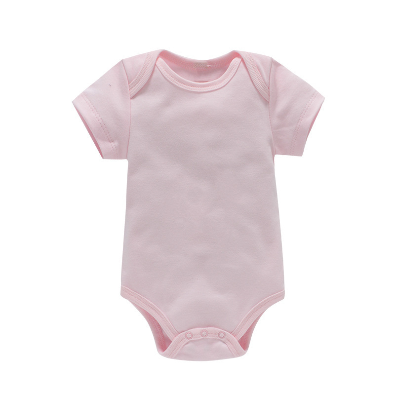 Factory  plain white baby onesie baby clothes romper white Cotton clothing manufacturers china