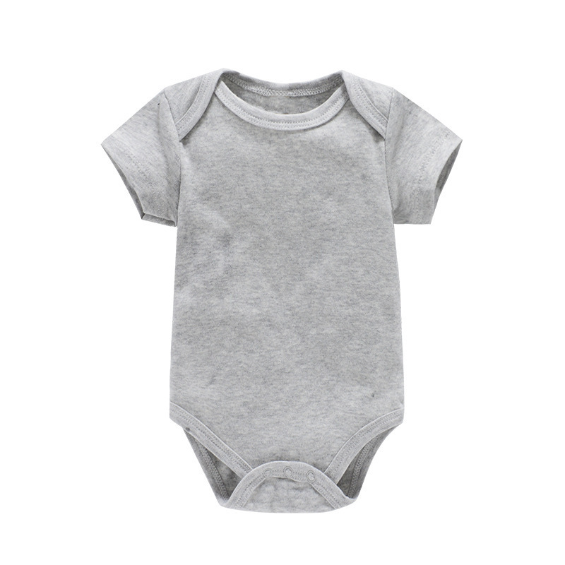 Factory  plain white baby onesie baby clothes romper white Cotton clothing manufacturers china