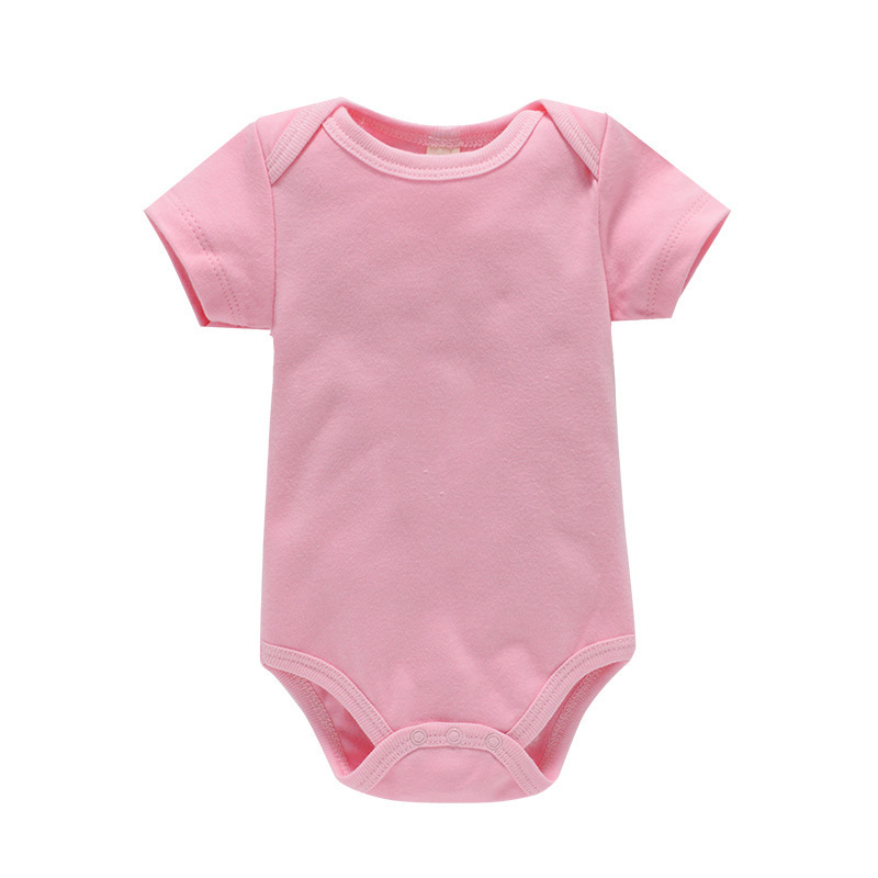 Factory  plain white baby onesie baby clothes romper white Cotton clothing manufacturers china