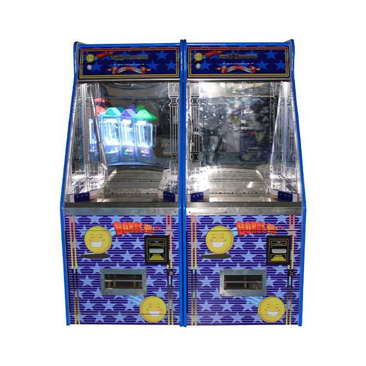 Amusement Indoor Coin Operated skill Game Avalanche Bonus Hole Singapore Coin Pusher Machine Supplier