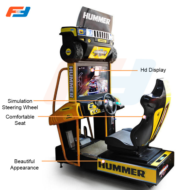 Sim Car Racing Video Game Machine With Joysticks Game Controllers Racing Wheel For Arcade Machine