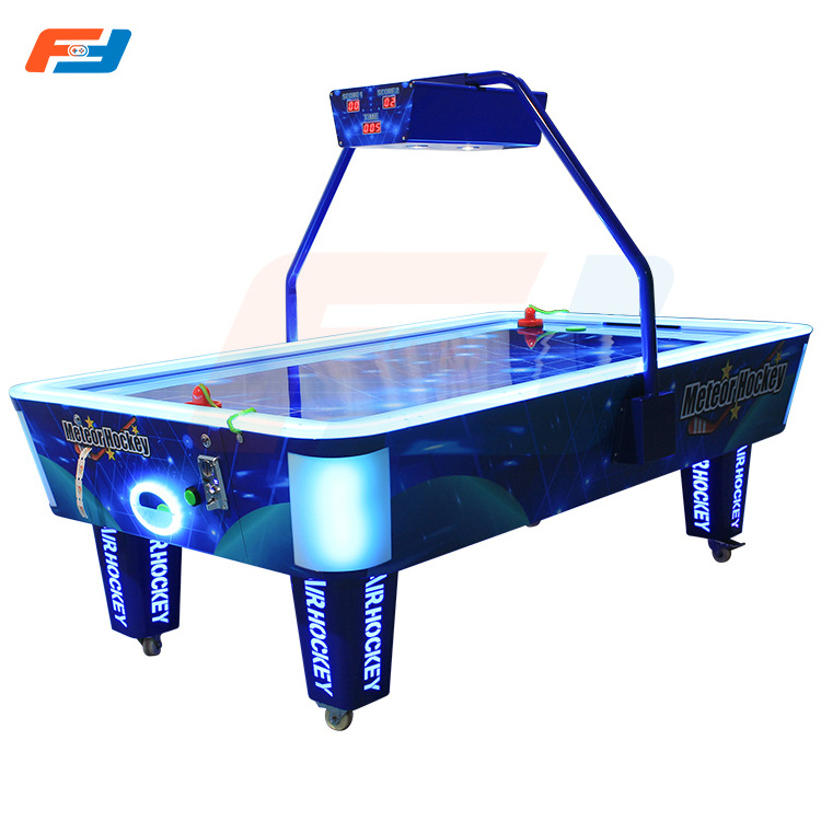 Two Players Interactive Indoor Meteor Air Hockey Game Coin Operated Arcade Hockey Games Machines For Shopping Mall