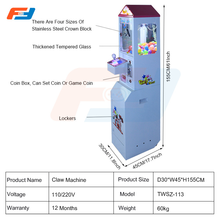 Claw Machine Toy For Kids  Claw Crane Machine For Sale Used Claw Machines