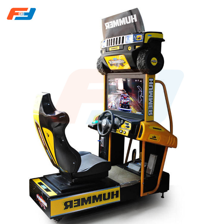 Sim Car Racing Video Game Machine With Joysticks Game Controllers Racing Wheel For Arcade Machine