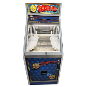 Amusement Indoor Coin Operated skill Game Avalanche Bonus Hole Singapore Coin Pusher Machine Supplier