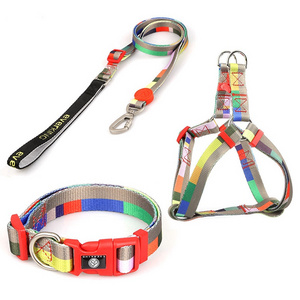 Funpet New Trendy Dog Collar With Quick Release Buckle Adjustable Dog Leashes For Small Medium Large Dogs