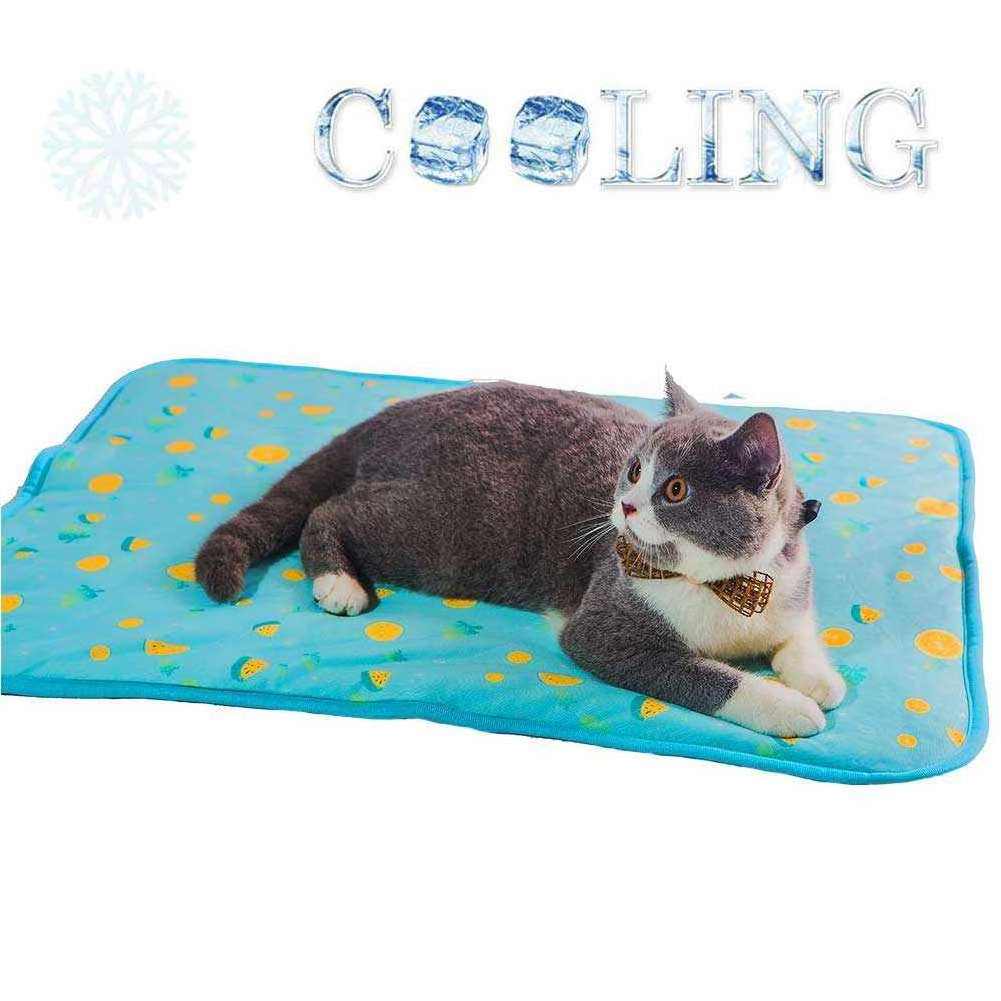 Breathable cat mat litter Summer Cool Bamboo Mat Kennel Ice Silk Ice Pad for cat mat litter