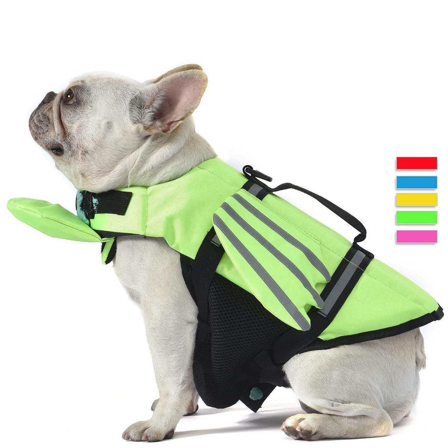 Wings Design Flotation Preserver Swimsuit French Bulldog Life Jacket Pet Life Vest with dog clothes luxury apparel