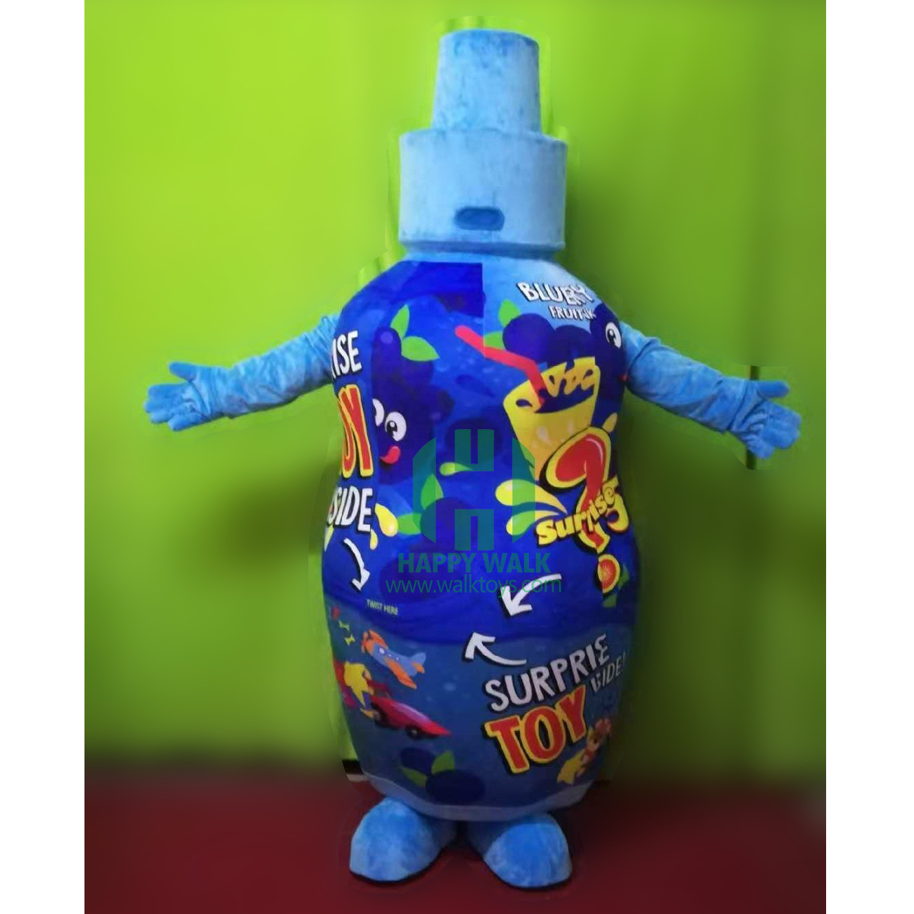 Red blue bottle costume party cheap mascot costume funny adults custom mascot costume for sale