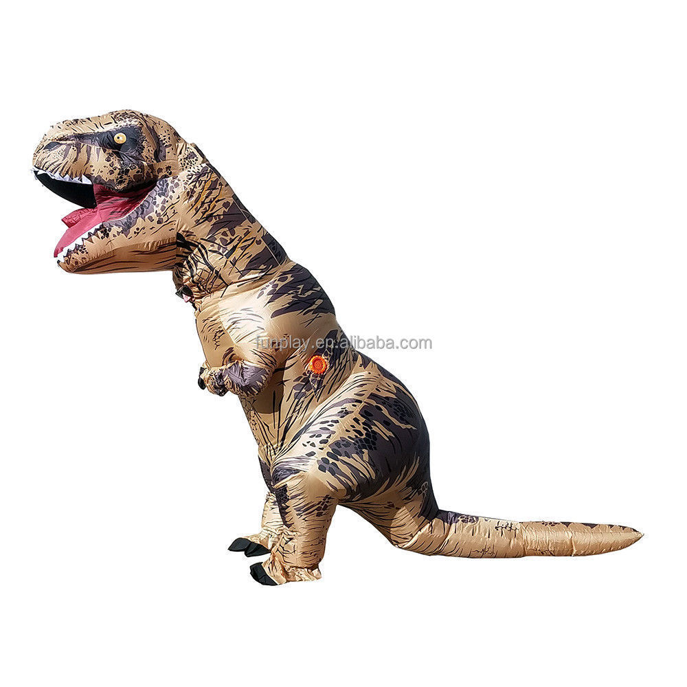 New! HI EN71 certification inflatable costume Polyester costumes inflatable dinosaur mascot costume for adults