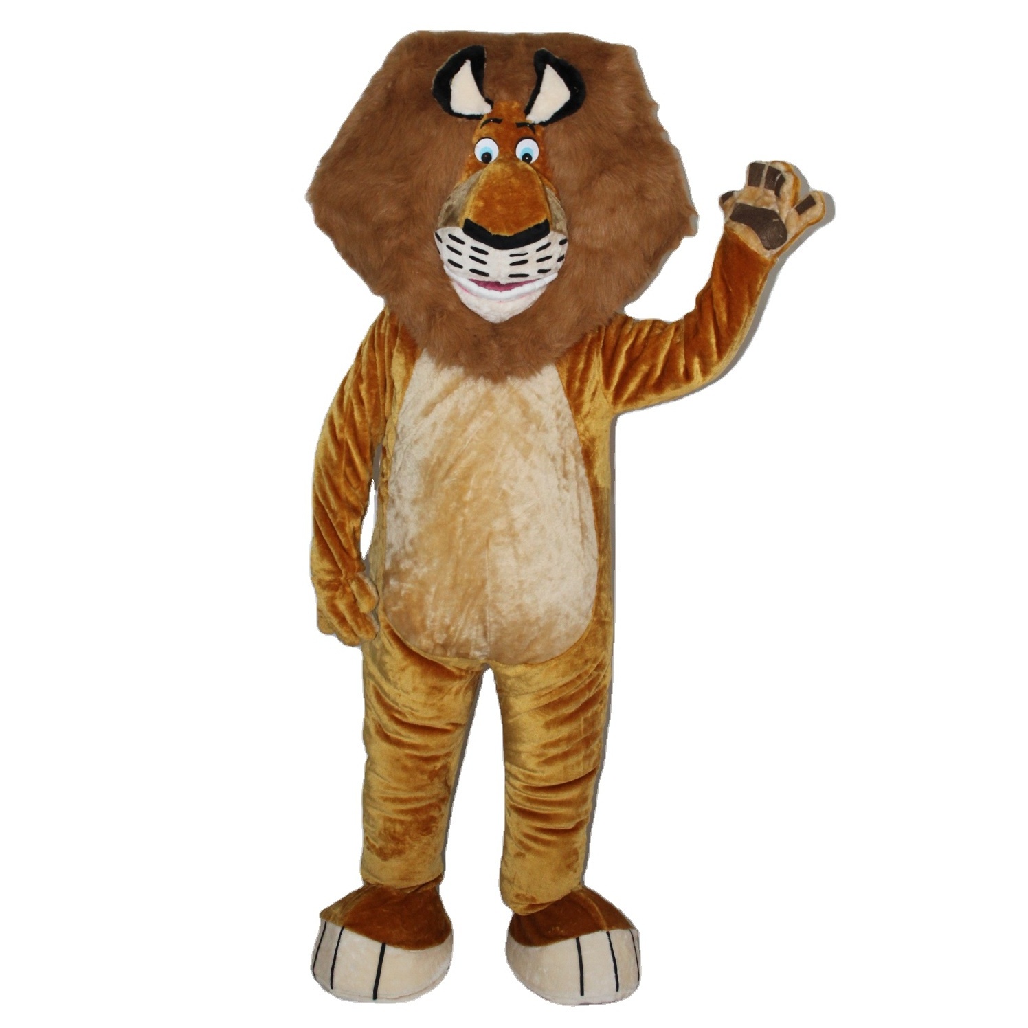 Character costume mascot anime lion Alex madagascar mascot costumes for adult