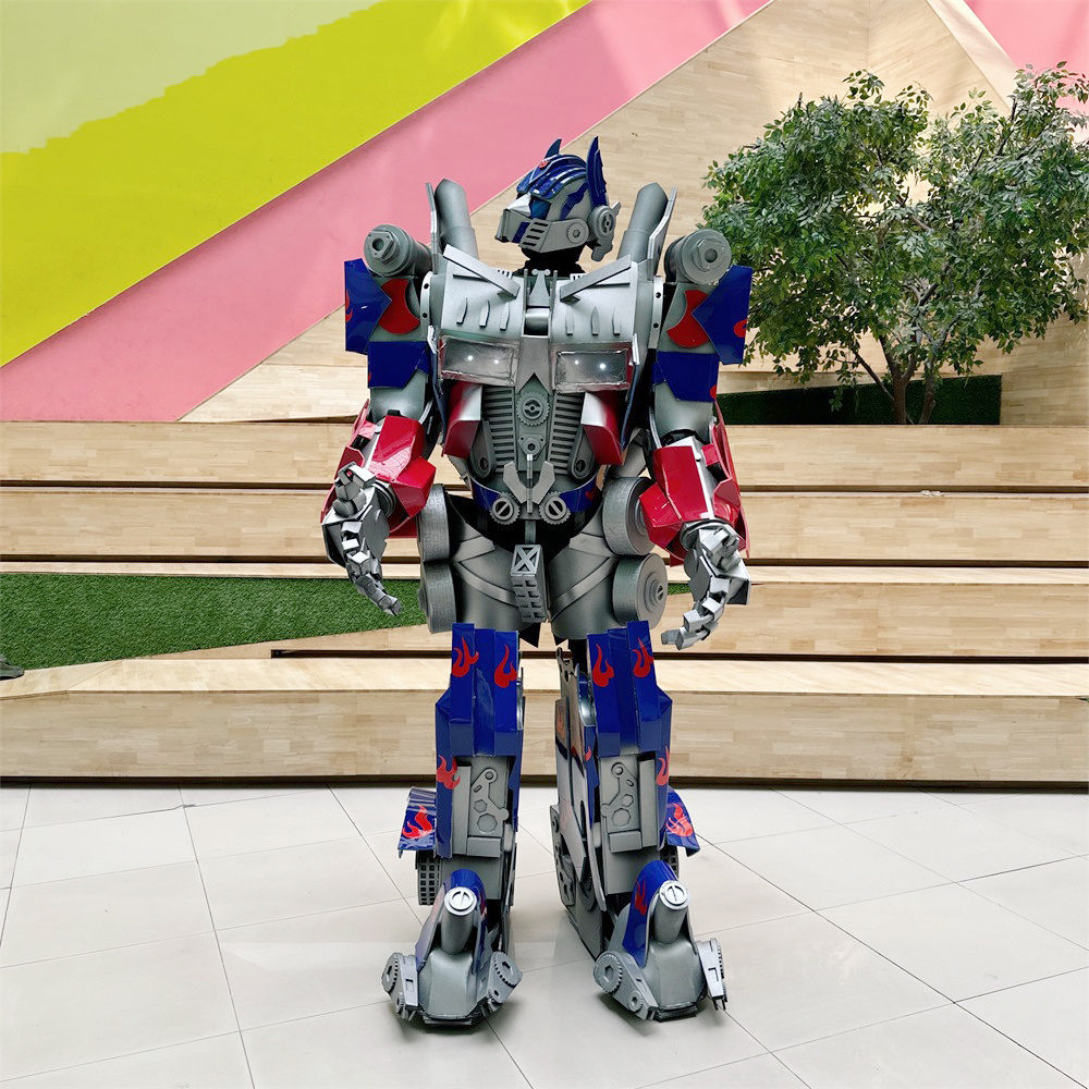 Realistic light up custom giant robot led costume for adults