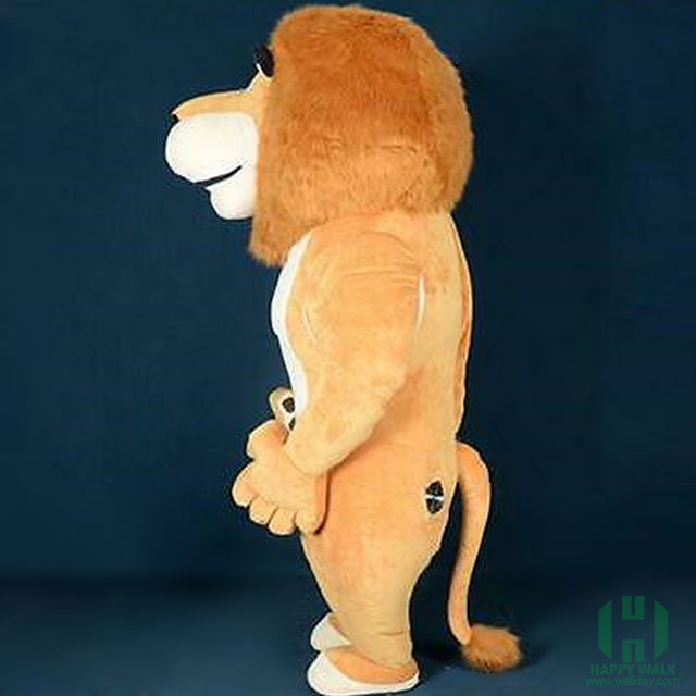 HI 2.6m customized plush animals walking suit inflatable lion costume for cosplay