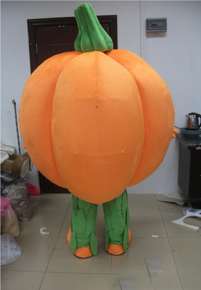 custom mascot character costume adult pumpkin mascot costume for sale