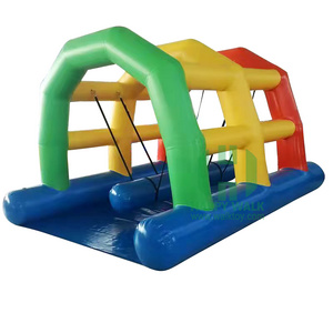 Commercial inflatable sports game Air tight interactive inflatable swing inflatable swing Kids pneumatic swing in HOT SALE