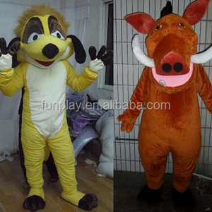 HI factory price wholesale timon & pumba professional mascot costumes for sale