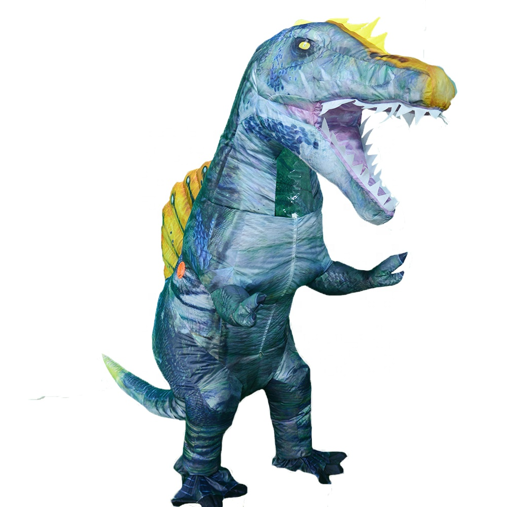 Price Inflatable Clothing Dance Props Spinosaurus Halloween Adults Fancy Cosplay Suit Inflatable Dinosaur Costume