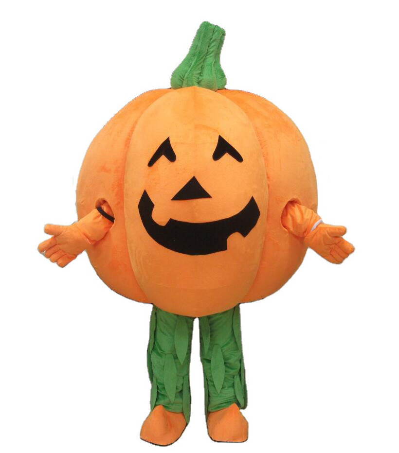 custom mascot character costume adult pumpkin mascot costume for sale