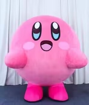 Advertising inflatable kirby mascot costume for adult For Party inflatable costume for Sale