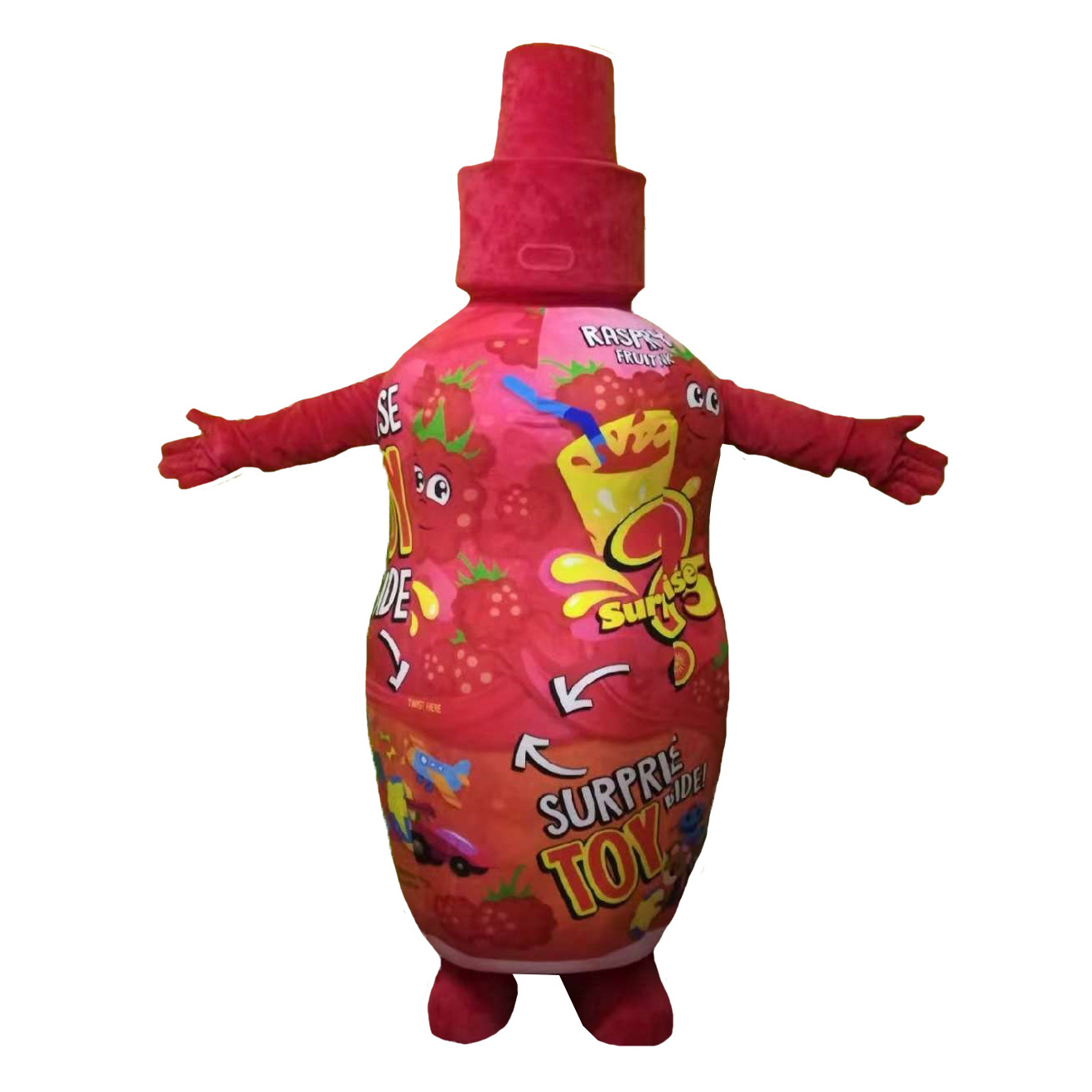 Red blue bottle costume party cheap mascot costume funny adults custom mascot costume for sale