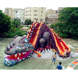 Commercial Inflatable  Dinosaur Slide/ Giant inflatable slide for adult/Rental inflatable slide