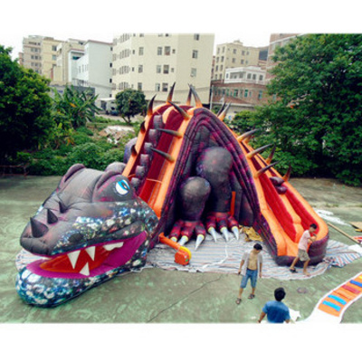 Commercial Inflatable  Dinosaur Slide/ Giant inflatable slide for adult/Rental inflatable slide