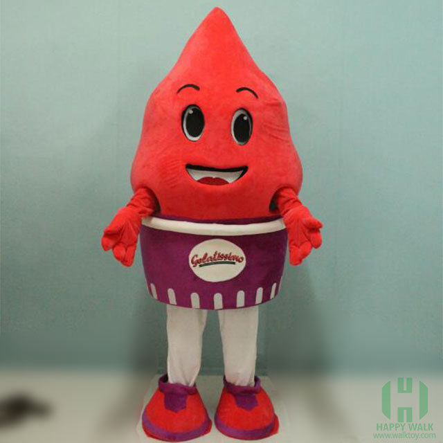 High quality custom mascot costumes adult Ice cream mascot costumes